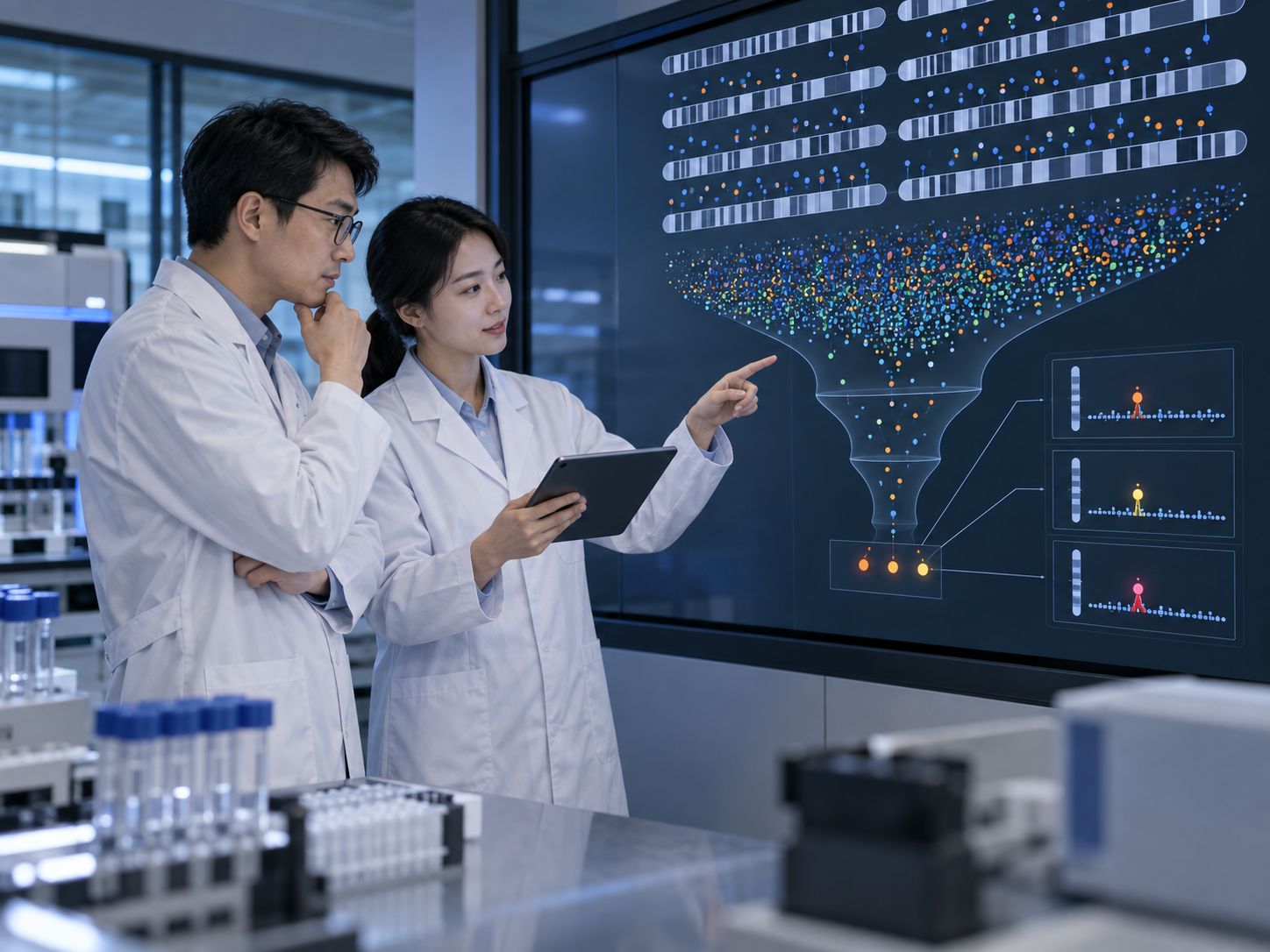 科研团队从海量变异中筛选值得验证的候选