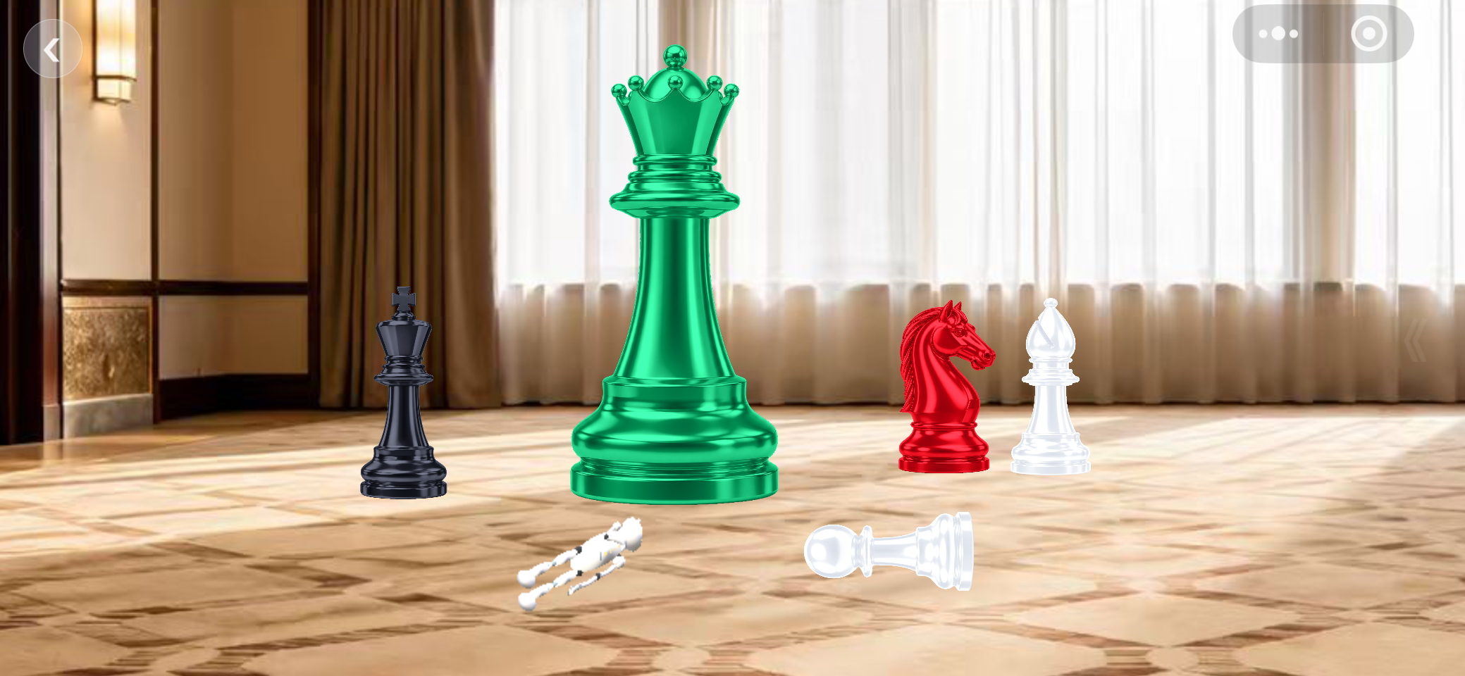一枚被放大的棋子,也许承受着整个房间的目光