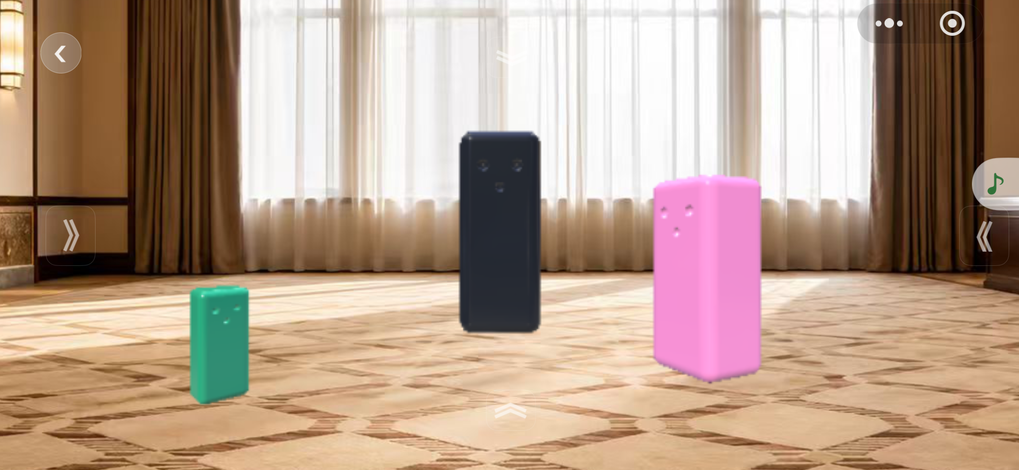 小物件产品场景实图:高低、远近与朝向,供当事人描述自己的感受