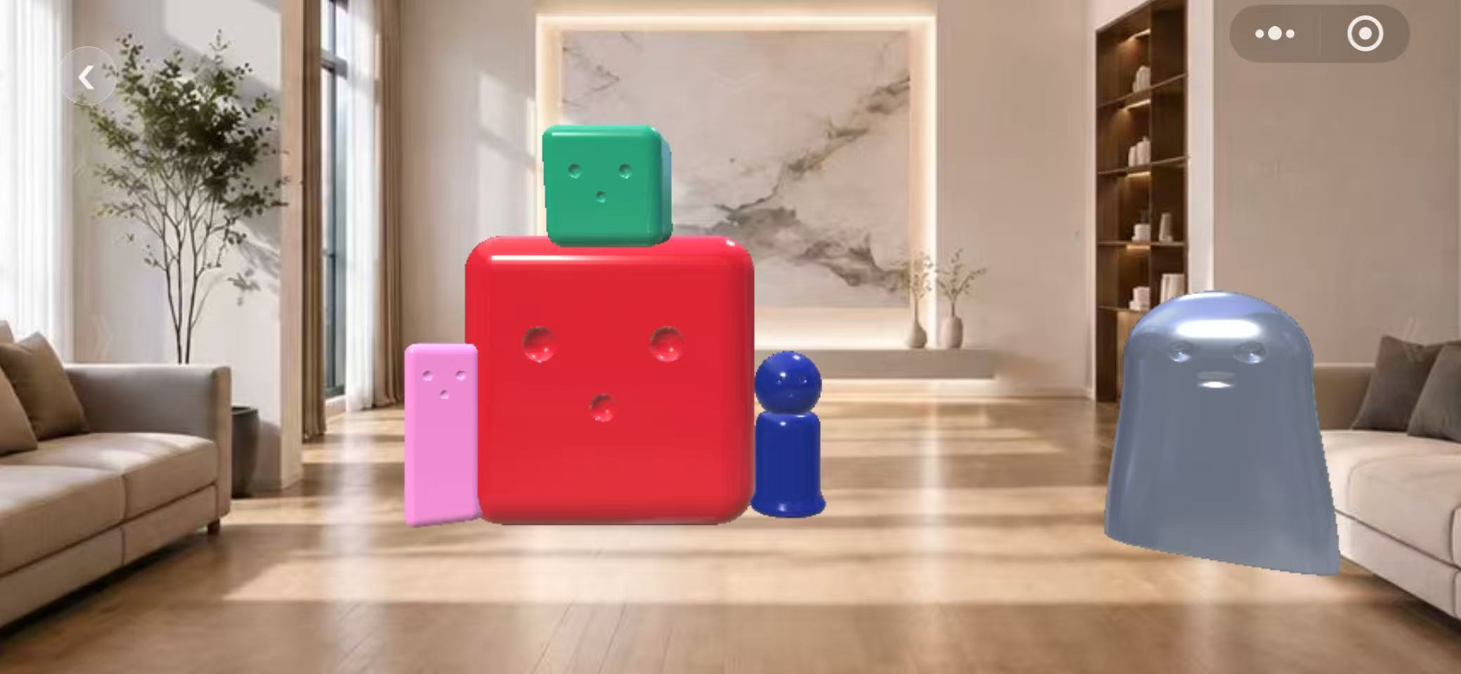 红色成为画面的重心,其他颜色围绕它站立;力量有时也意味着压力。